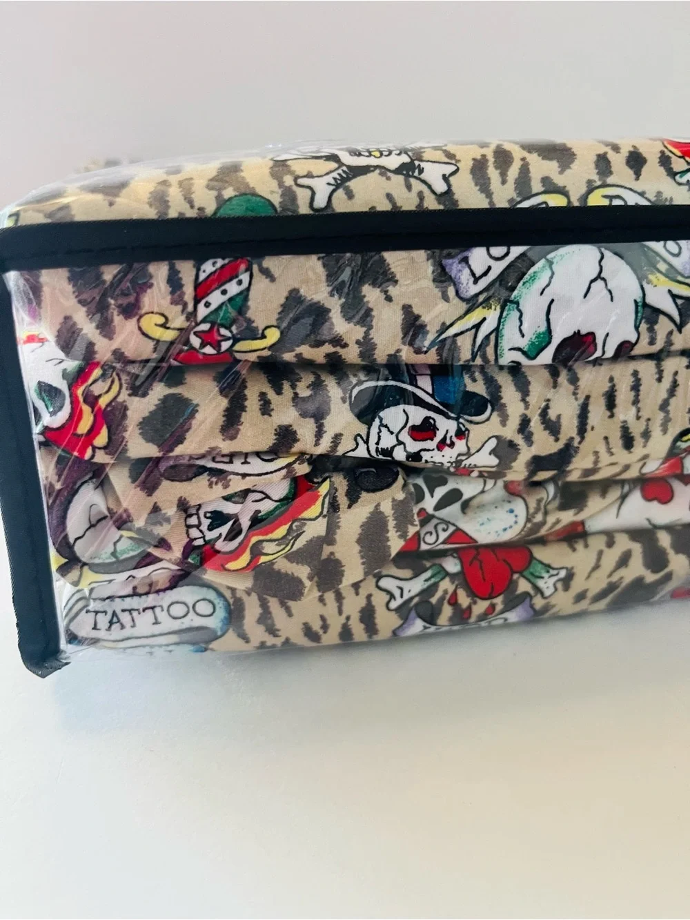 Ed Hardy 6 Piece King Size Sheet Set Tattoo You Leopard Print Skulls New York